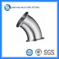 Polished Sanitary Stainless Steel Pipe Fitting Butt Welded Elbow